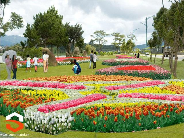 Anh minh hoa 2_FESTIVAL HOA_Khong gian hoa ben ho Xuan Huong.jpg