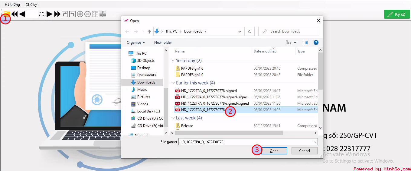 Hướng dẫn sử dụng phần mềm ký file pdf